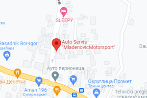 Lokacija Servisa MladenovicMotorsport